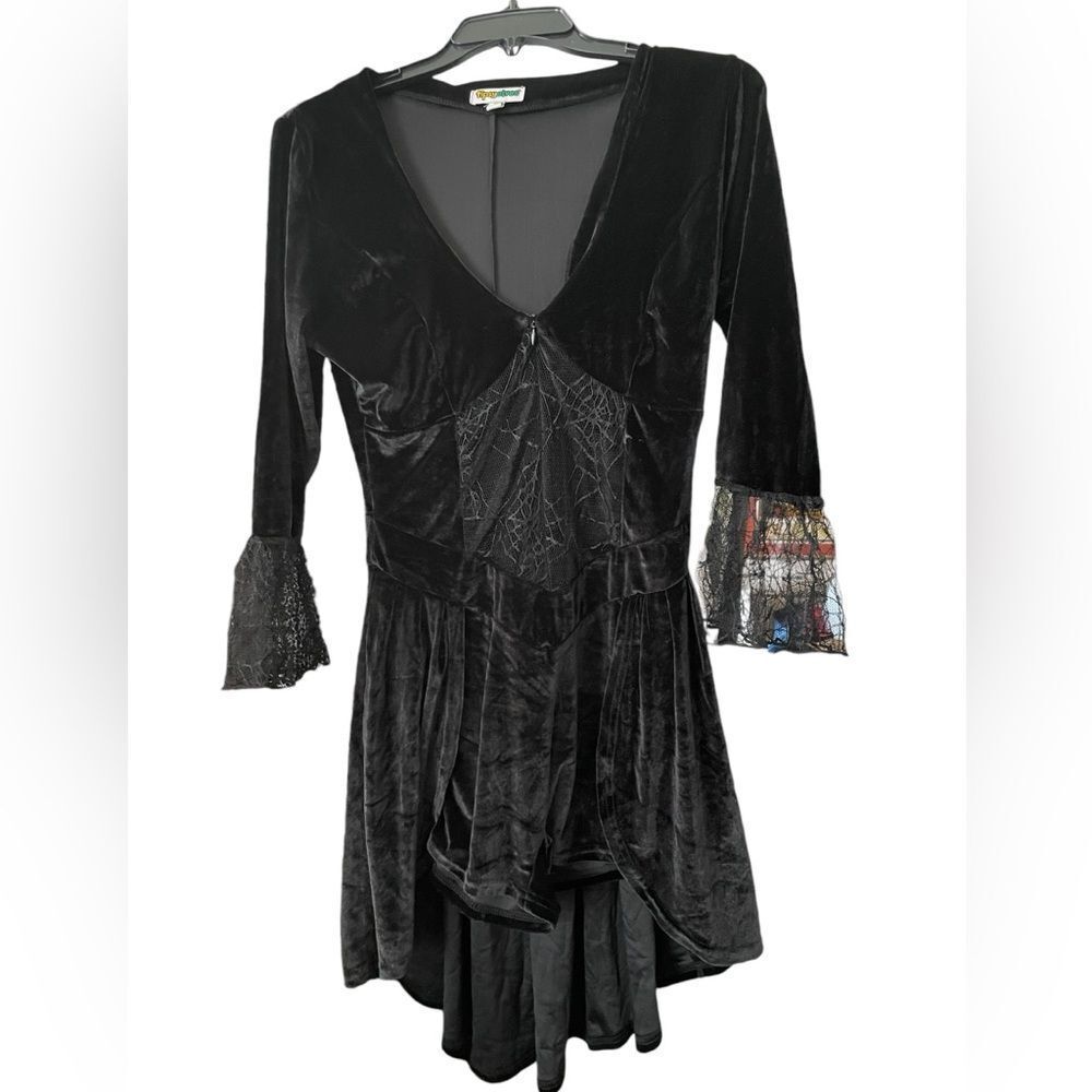 SEXY WITCH SPIDER WEB DRESS FOR HALLOWEEN, 1X by TIPSY ELVES